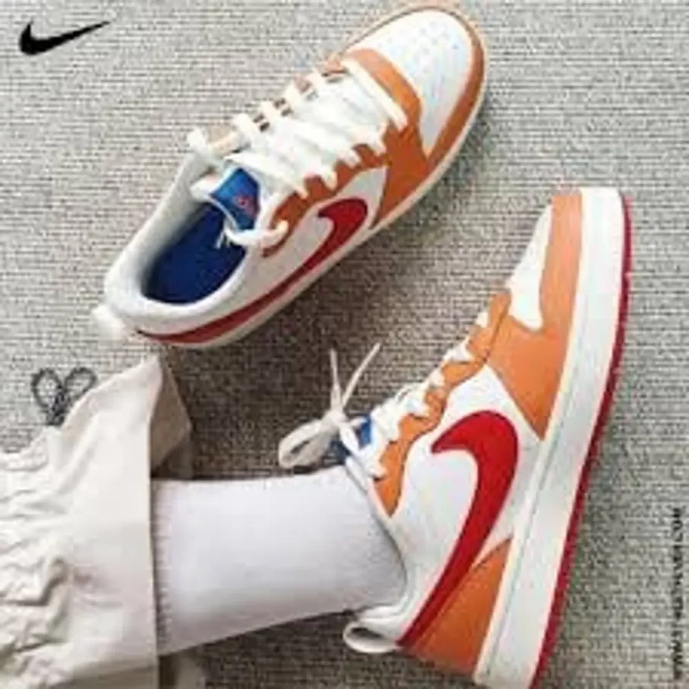 NEW❤️Nike Court Borough Low 2 'Sail Hot Curry' sz2